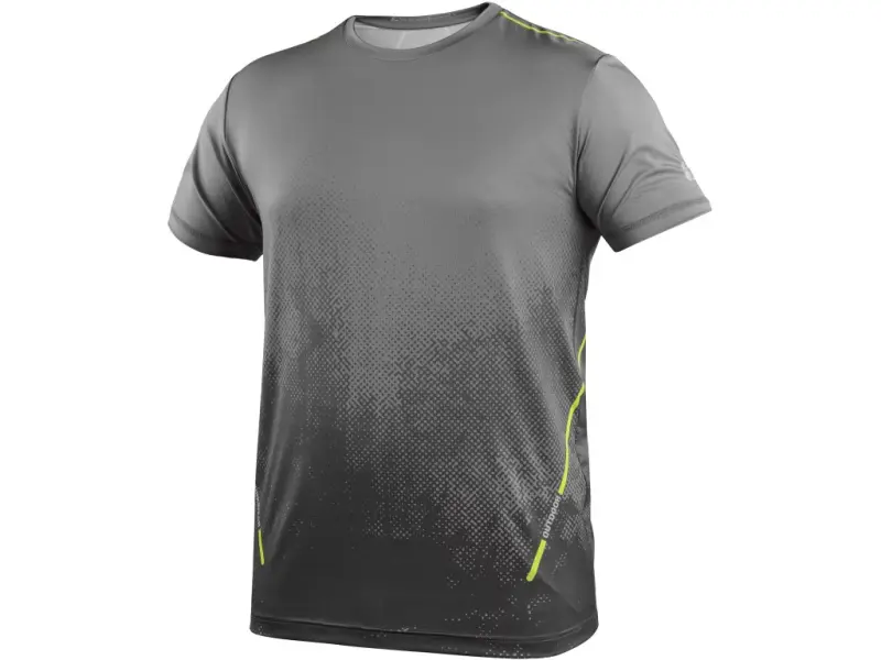 Tričko CXS SPORTY FLOW, krátký rukáv, šedé, vel. M