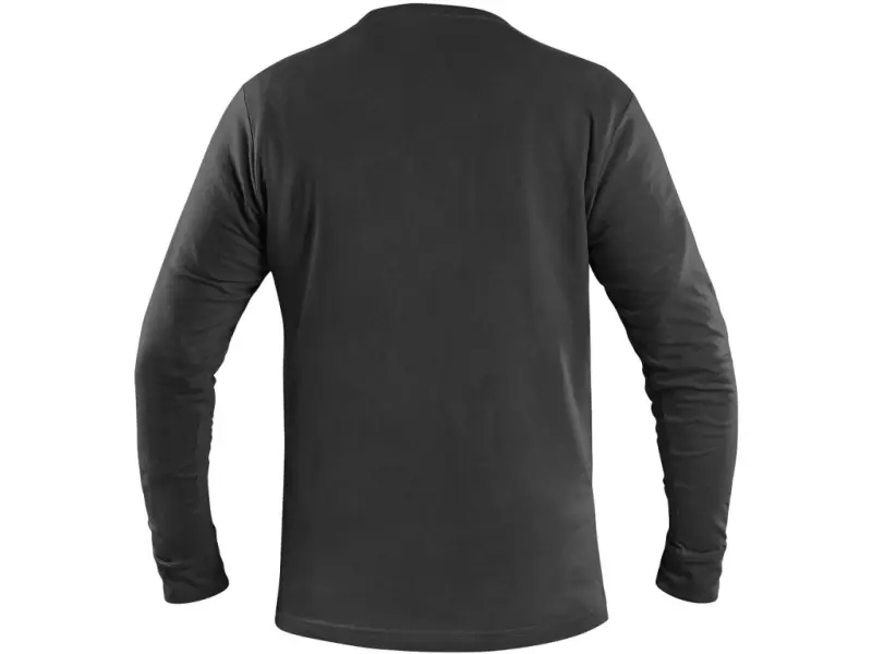 Tričko CXS PETR, dlouhý rukáv, černé, vel. 3XL