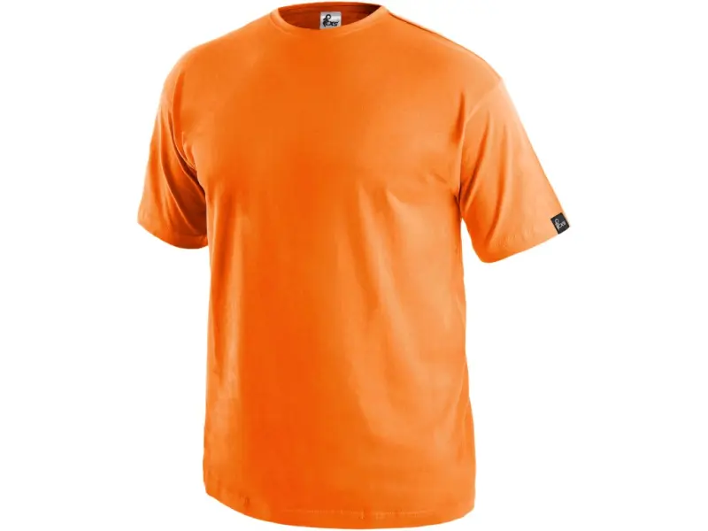 Tričko CXS DANIEL, krátký rukáv, oranžové, vel. M