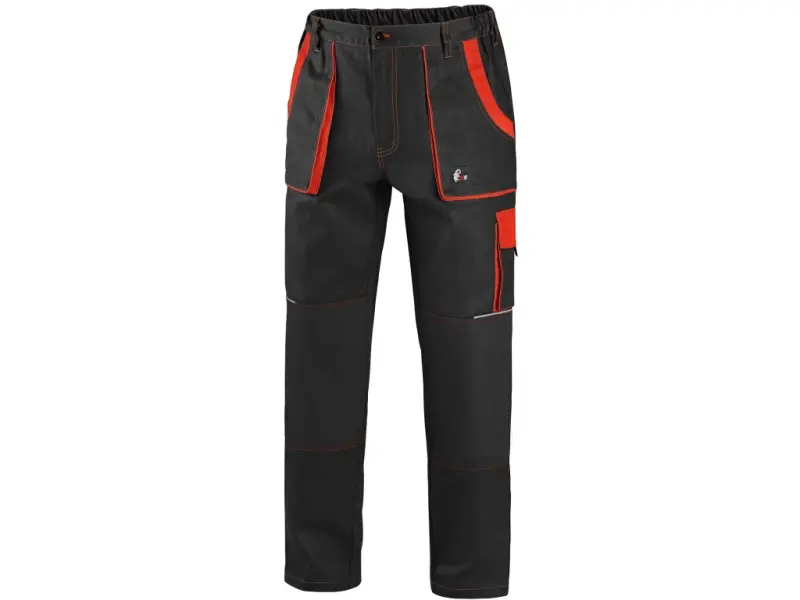 Kalhoty CXS LUXY JOSEF, pánské, černo-oranžové, vel. 50