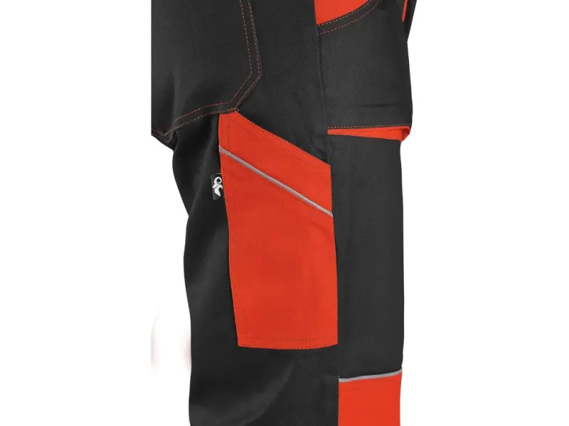 Kalhoty CXS LUXY JOSEF, pánské, černo-oranžové, vel. 50