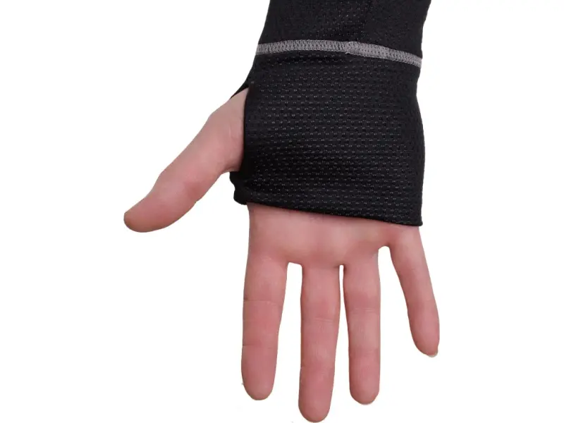 Tričko COOLDRY, funkční, dlouhý rukáv, pánské, černo-šedé