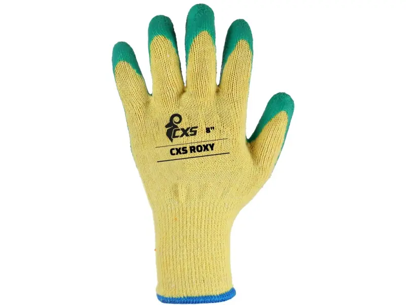 Rukavice CXS ROXY, máčené v latexu, vel. 09