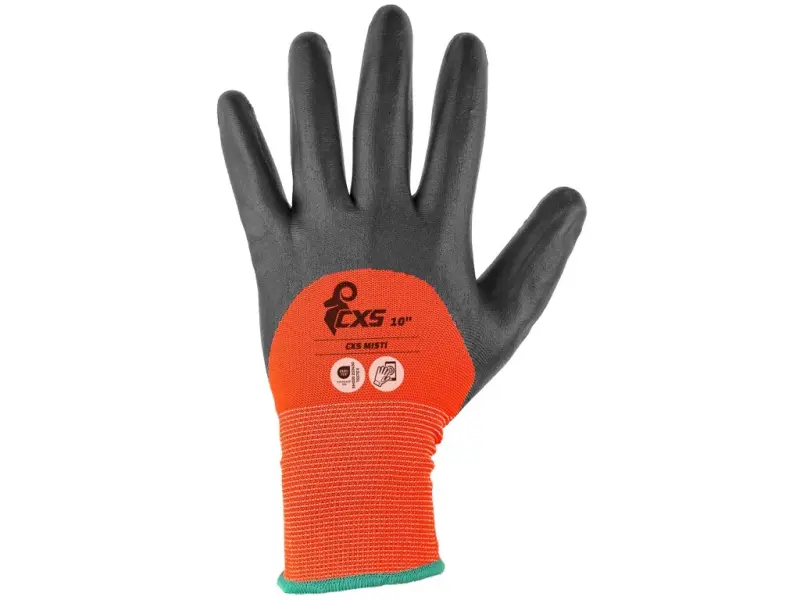 Rukavice CXS MISTI, máčené do 3/4 v nitrilu, vel. 09