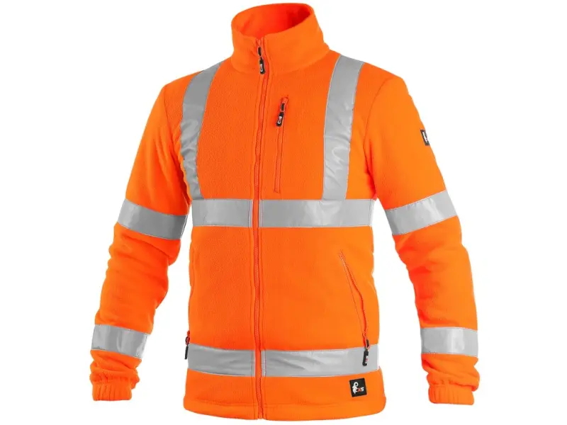 Bunda CXS PRESTON, výstražná, oranžová, vel. M