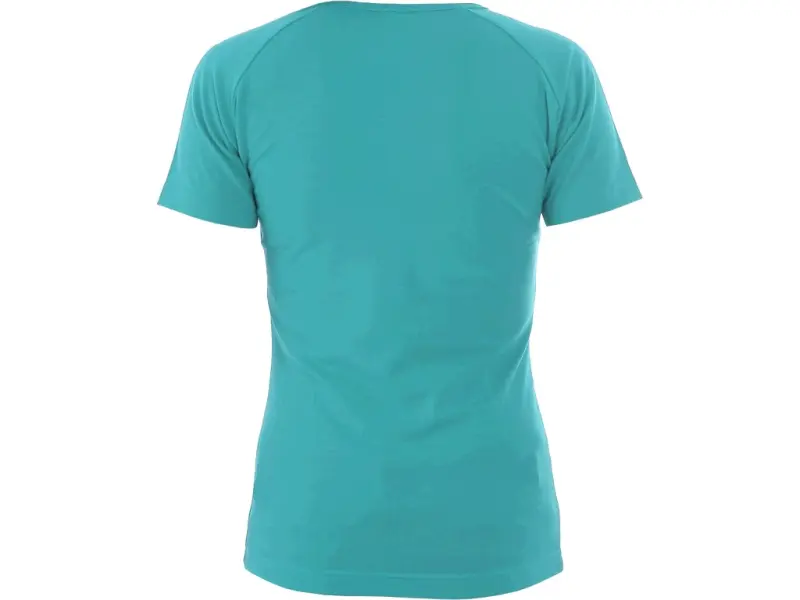 Tričko CXS ELLA, dámské, krátký rukáv, tyrkysová, vel. 2XL