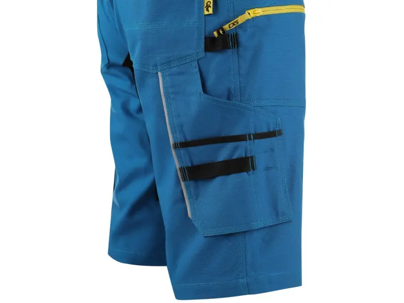 Kraťasy CXS STRETCH, pánské, středně modré-černé, vel. 54