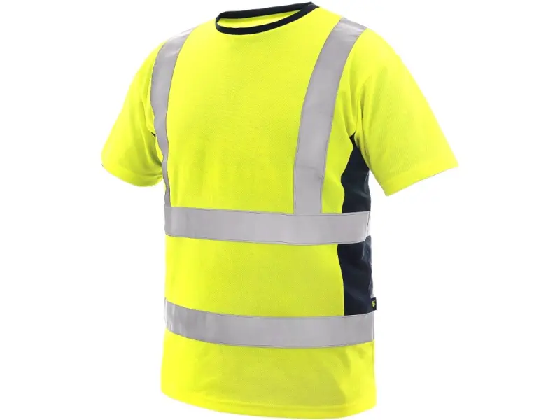 Tričko CXS EXETER, výstražné, pánské