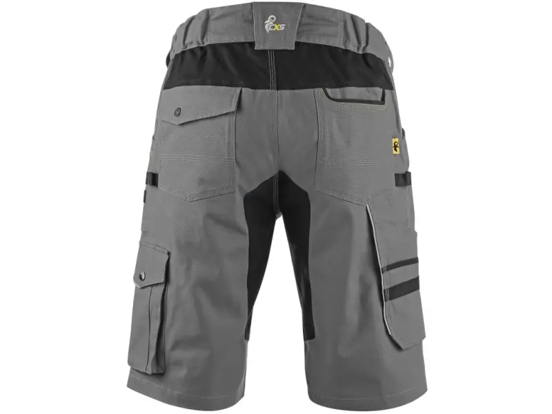 Kraťasy CXS STRETCH, pánské, šedo-černé, vel. 62