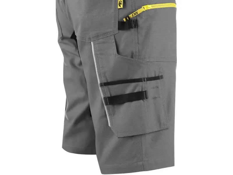 Kraťasy CXS STRETCH, pánské, šedo-černé, vel. 62