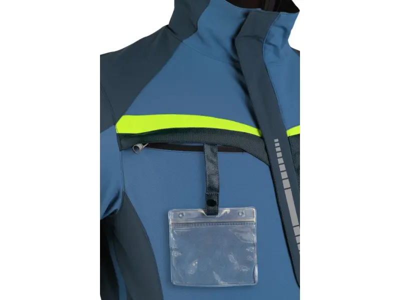 Blůza CXS NAOS, pánská, modro-modrá, HV žluté doplňky, roz. 62