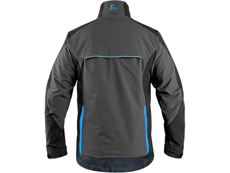 Blůza CXS NAOS, pánská, šedo-černá, HV modré doplňky, vel. 48