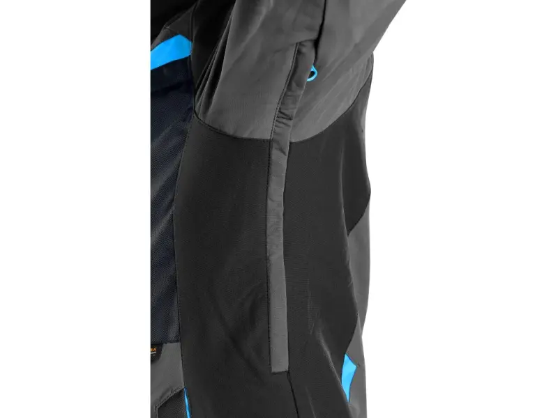 Blůza CXS NAOS, pánská, šedo-černá, HV modré doplňky, vel. 60