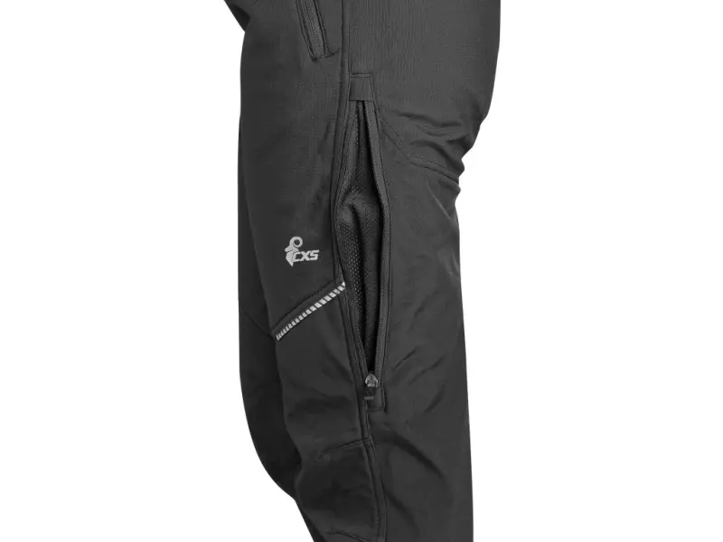 Kalhoty CXS TRENTON, zimní softshell, pánské, černé, vel. 58