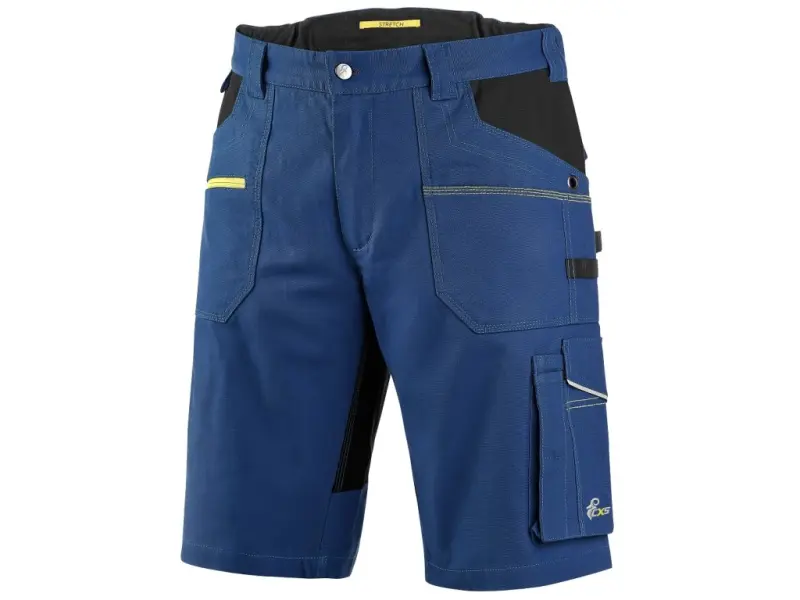 Kraťasy CXS STRETCH, pánské, tmavě modré-černé, vel. 48