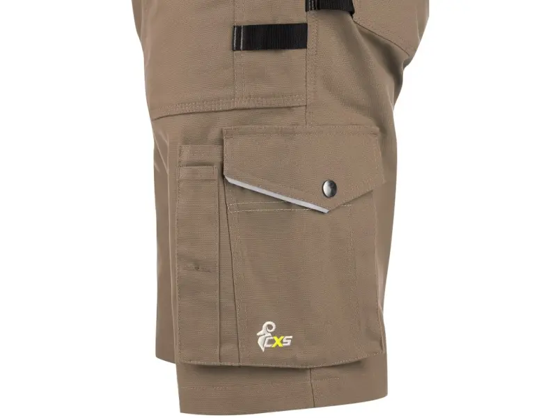 Kraťasy CXS STRETCH, pánské, béžovo-černé, vel. 52