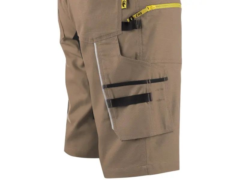 Kraťasy CXS STRETCH, pánské, béžovo-černé, vel. 58