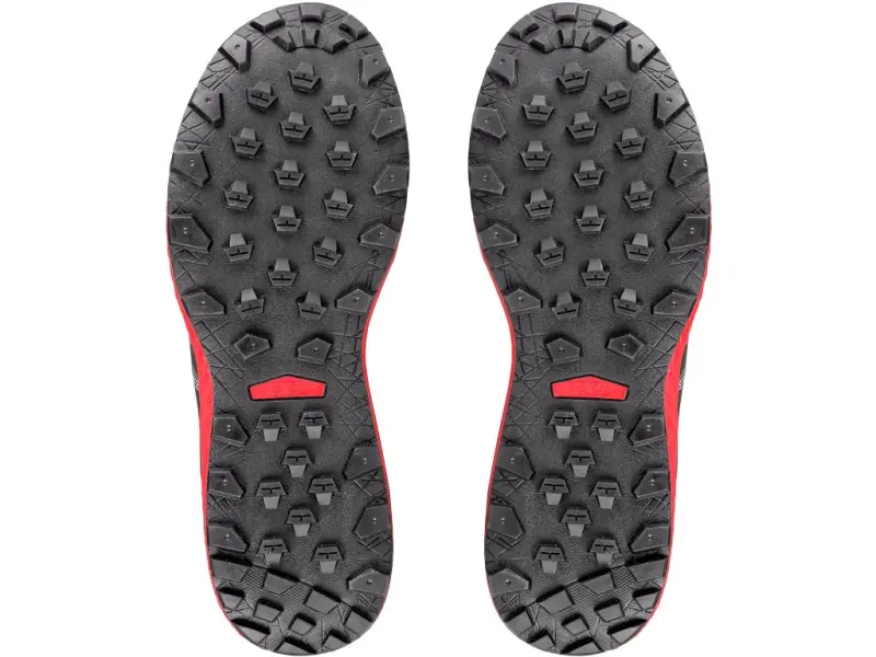 Obuv CXS SPORT, polobotka, černo-červená, vel. 38