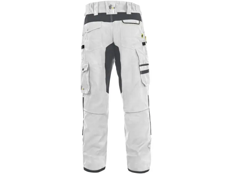 Kalhoty CXS STRETCH, pánské, bílo - šedé, vel. 50