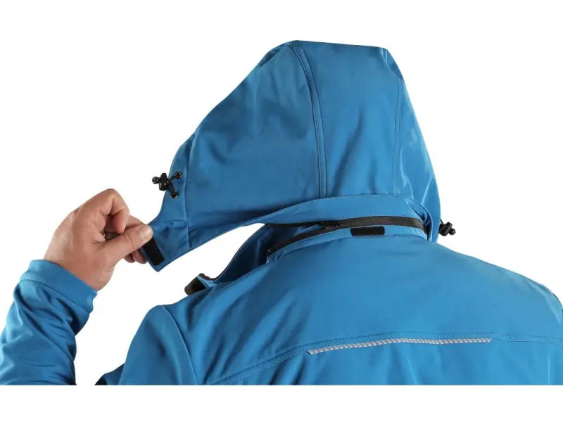 Bunda CXS STRETCH, pánská, softshell, středně modrá, vel. XXL