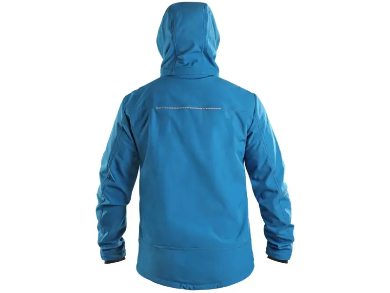Bunda CXS STRETCH, pánská, softshell, středně modrá, vel. 3XL
