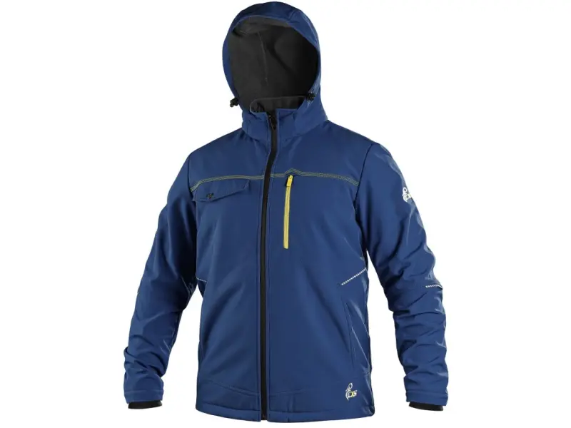 Bunda CXS STRETCH, pánská, softshell, tmavě modrá, vel. L