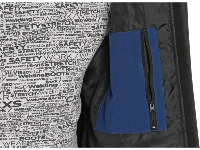 Bunda CXS STRETCH, pánská, softshell, tmavě modrá, vel. XXL