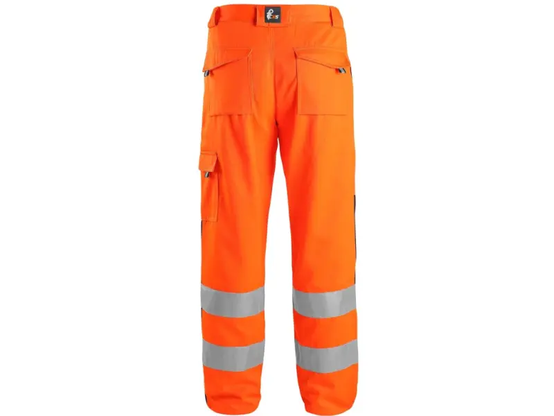 Kalhoty CXS NORWICH, výstražné, 170-176cm, oranžovo-modré, vel. 46