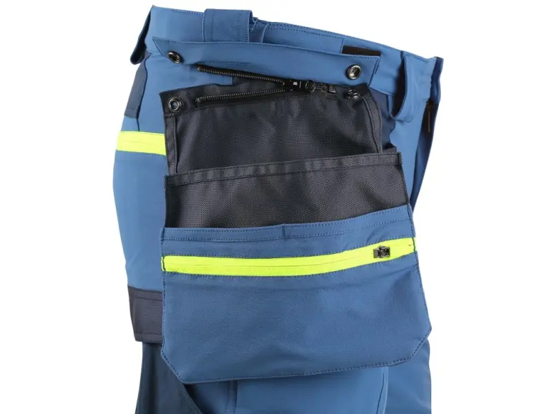 Kraťasy CXS NAOS pánské, modro-modré, HV žluté doplňky, vel. 46