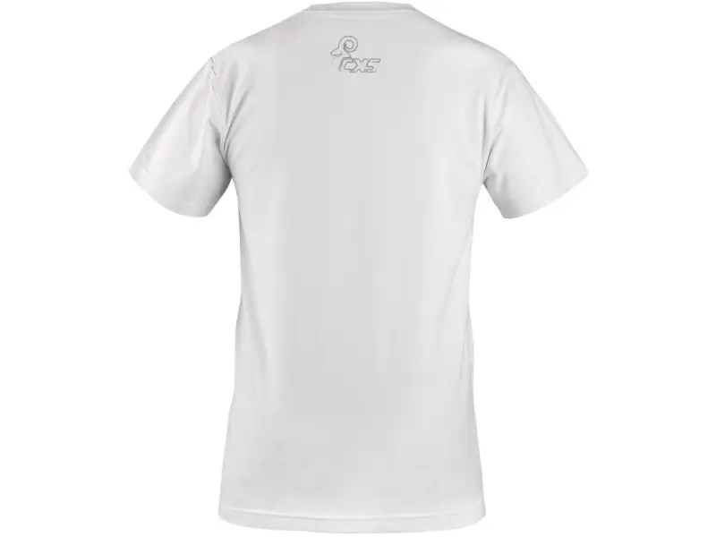 Tričko CXS WILDER, krátký rukáv, potisk CXS logo, bílé, vel. 2XL
