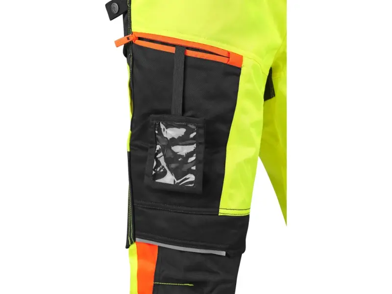 Kalhoty CXS BENSON výstražné, pánské, žluto-černé, vel. 66