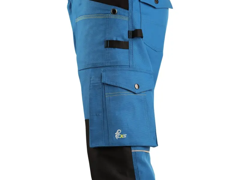 Kalhoty 3/4 CXS STRETCH, pánské, středně modré-černé, vel. 60