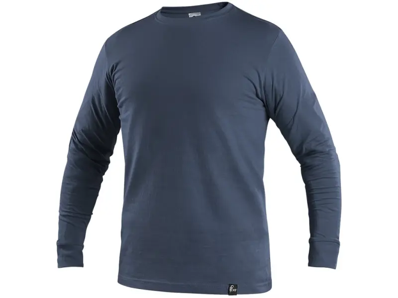 Tričko CXS PETR, dlouhý rukáv, tmavě modré, vel. 4XL