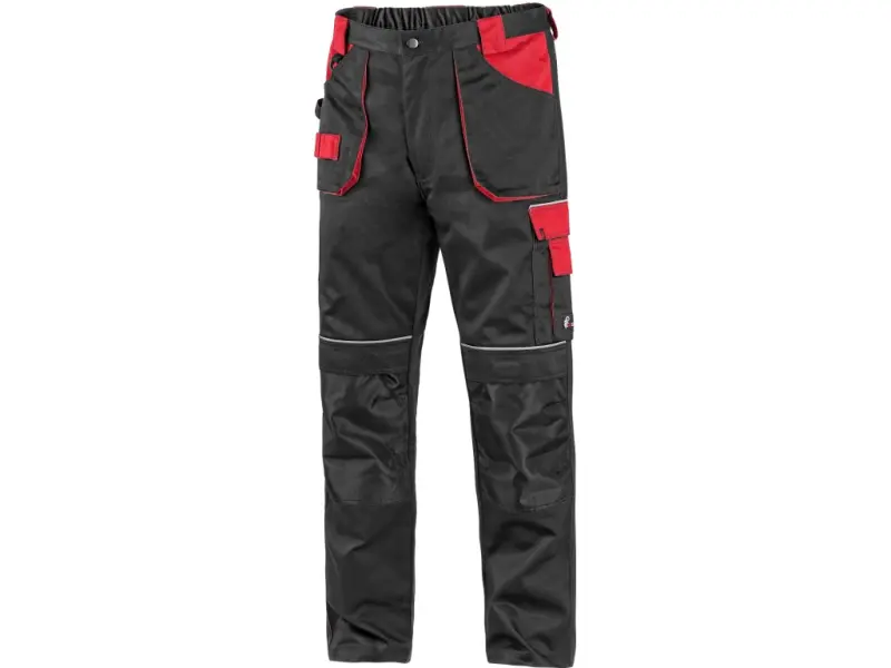Kalhoty CXS ORION TEODOR, pánské, černo-červené, vel. 60