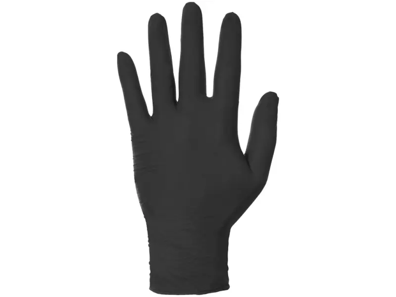 Rukavice CXS STERN BLACK, jednorázové, nitrilové, vel. 7