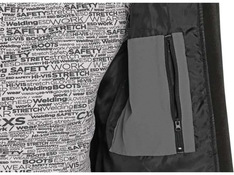 Bunda CXS STRETCH, pánská, softshell, šedá, vel. XL