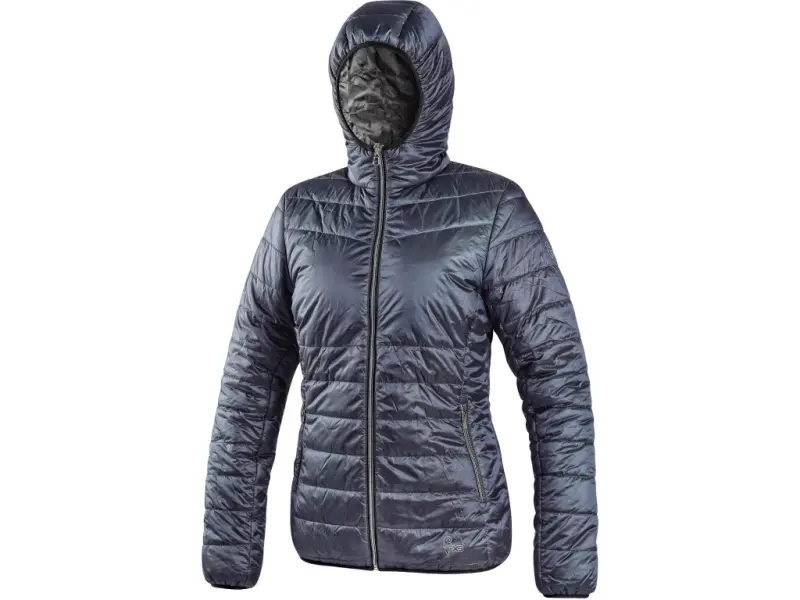 Bunda CXS OCEANIA, zimní, dámská, oboustranná, kouřově modro - šedá, vel. 2XL